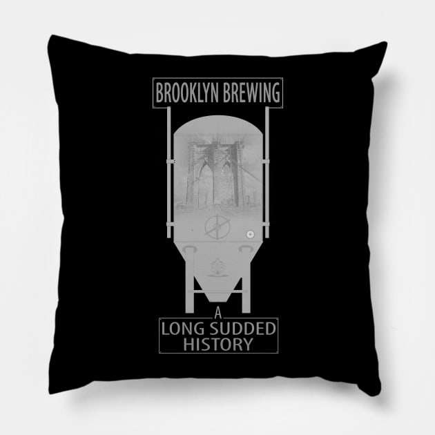 Brooklyn Brewing: A Long Sudded History Pillow by breweryrow