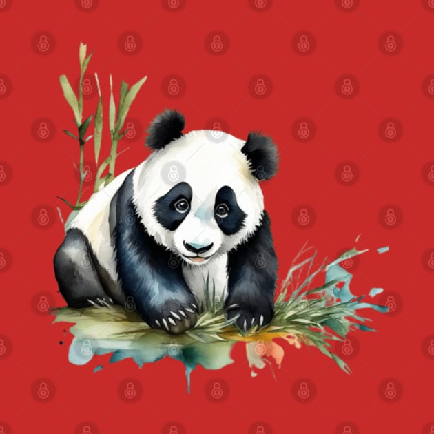 cute panda bear by WeLoveAnimals