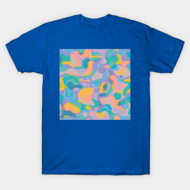 Neon Shapes / Vibrant, Colorful Abstraction - Abstract - T-Shirt ...