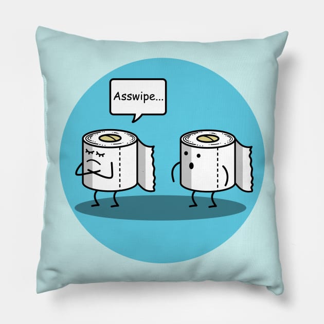 Asswipe Pillow by OsFrontis