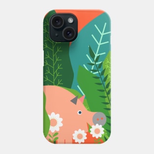 Piglet and sorrel Phone Case