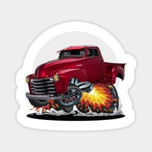 1951 Chevy 3100 Hot Rod Pickup Magnet