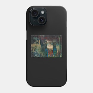 "Forest Acid Rain" Acrylic Abstract Painting Phone Case