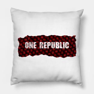 One Republic Ripped Flannel Pillow