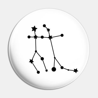 Gemini Zodiac Constellation Pin