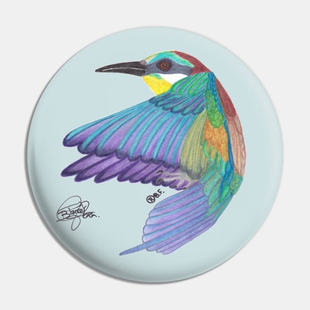 Bee Eater Pin by BeritValk