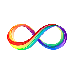 Layered Rainbow Infinity Symbol T-Shirt