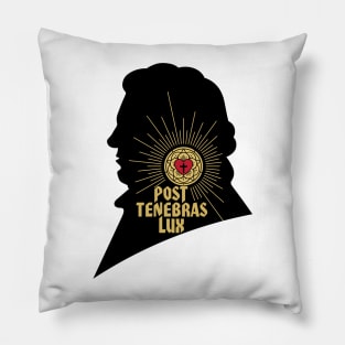 Post tenebras lux Pillow