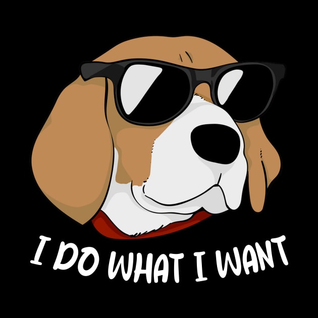 Sniffer's Beagle I Do What I Want Tee for Beagle Enthusiasts by Northground