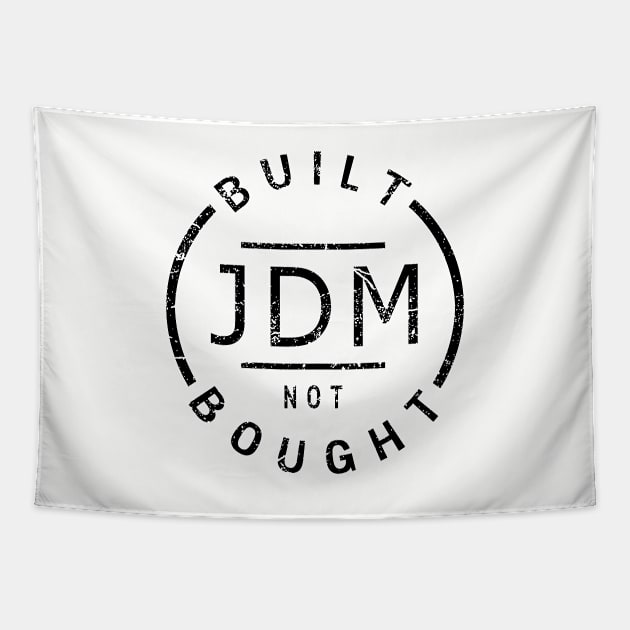 JDM Badge - built not bough Tapestry by hoddynoddy