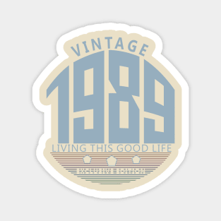 31st Birthday T-Shirt - Vintage 1989 Magnet