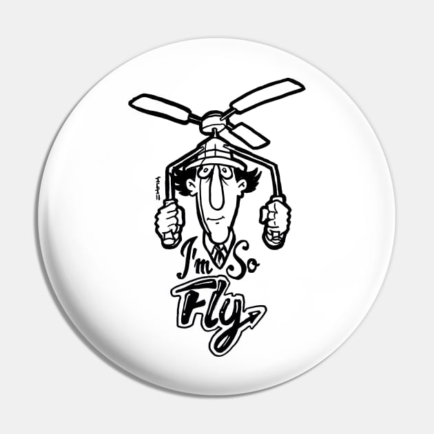 Inspector Gadget I'm So Fly Pin by sketchnkustom