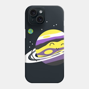 In The Non Binary Orbit Phone Case