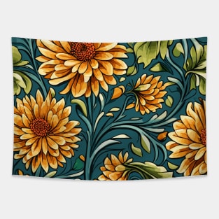 Floral Mosaic: Vibrant and Colorful Design Tapestry