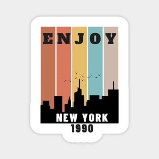 Enjoy< NEW YORK 1990 Magnet