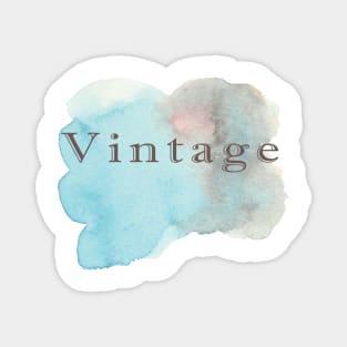 Vintage Watercolor Splotch Magnet
