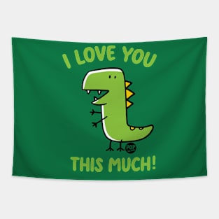 LOVE YOU DINO Tapestry