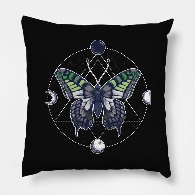 Aromantic Butterfly Pillow by Psitta