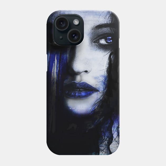 Only Blue Will Do Phone Case by dodiarty