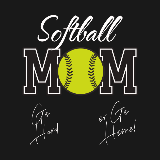 Softball Mom by Novelty-art