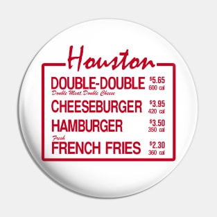 Houston Burger Pin