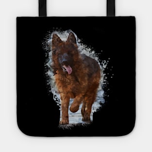 german shepherd dog Tote