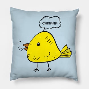 Chick Chirping Pillow