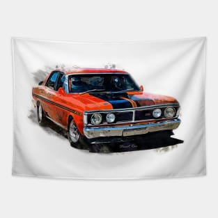 Red XY Falcon GT Tapestry