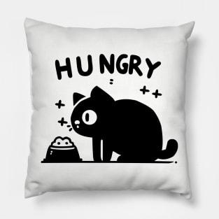 Feed me, miaw! Pillow