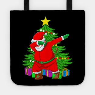 Dab Santa Christmas Tree Dabbing St Nicholas Xmas Tote