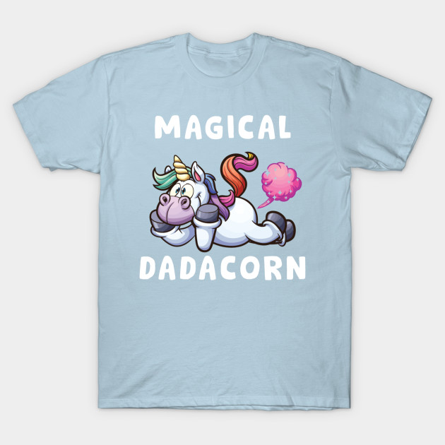 Disover Magical Dadacorn Funny Farting Father's Day Gift for Dad - Unicorn Dad Fathers Day Farting - T-Shirt