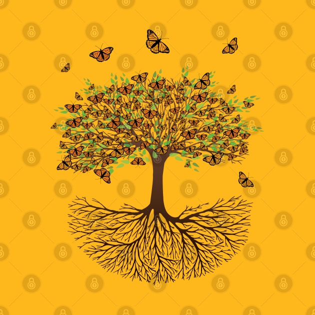 Tree of life butterfly version by Bwiselizzy