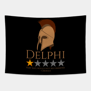 Ancient Greek History Meme - Delphi - Oracle Of Apollo Tapestry