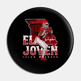 Isiah Pacheco Kansas City El Joven Pin