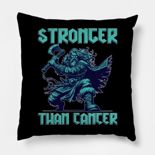 Stronger Than Cancer (distressed) Pillow