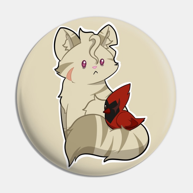 Hunter the Cat Pin by dragonlord19