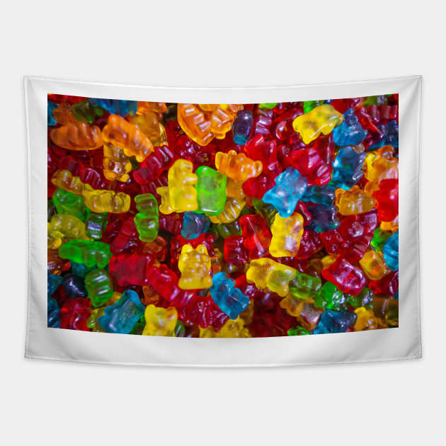 Gummy Bears Tapestry by NoMonkeyB