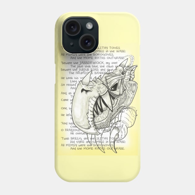 Jabberwock Phone Case by SquareDog