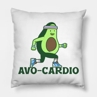 Avo Cardio - Funny Avocado Fitness Pillow