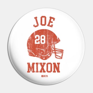 Joe Mixon Cincinnati Helmet Font Pin