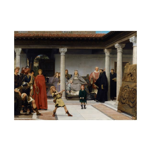 Education Of The Children Of Clovis by Lawrence Alma-Tadema by Classic Art Stall