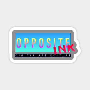 Opposite Ink Digital Art Kulture Sunset Magnet