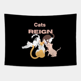 Cats Reign Tapestry