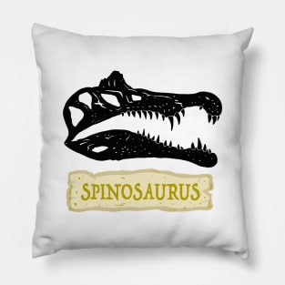 Prehistoric Spinosaur Skull Pillow