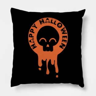 Cute Skull Halloween Pillow