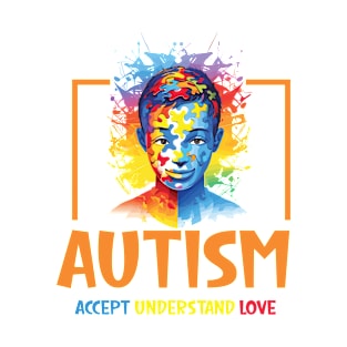 World Autism Awareness Day Autism Accept understand Love T-Shirt