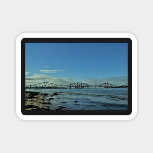 The Forth Rail Bridge At Dusk Magnet