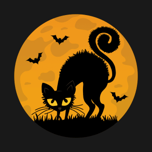 Halloween - Black cat T-Shirt