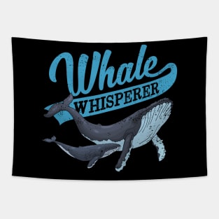 Funny Whale Watching Sea Mammal Tapestry