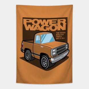 Sunburst Orange - Power Wagon (1980) Tapestry